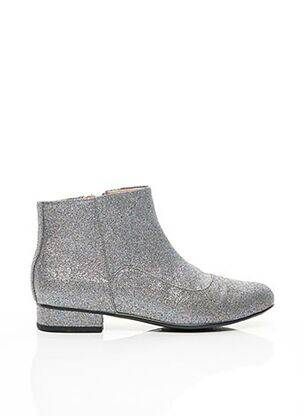 Bottines/boots fermeture zippée talon plat jusqu'à 3cm argent MELLOW YELLOW femme