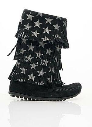 Bottes noir MINNETONKA pour fille