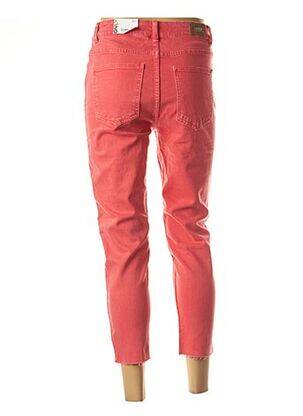 Pantacourt taille haute taille haute rouge ONLY femme