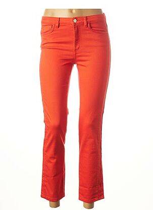 Pantalon 7/8 orange MAISON 123 femme
