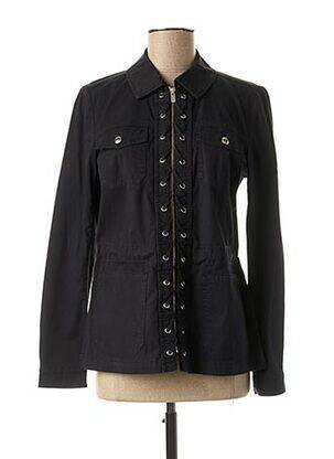 Veste casual col chemisier noir MAISON 123 femme