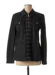 Veste casual col chemisier noir MAISON 123 femme