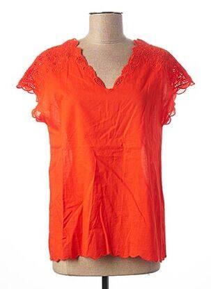 Top manches courtes manches courtes orange MAISON 123 femme