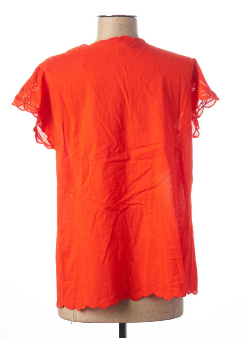 Top manches courtes manches courtes orange MAISON 123 femme