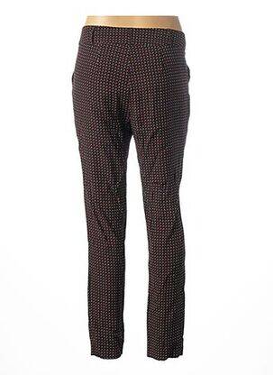 Pantalon droit tissage crêpe taille basse marron MAISON 123 femme