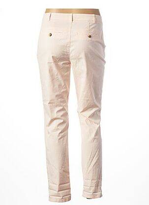 Pantalon droit rose MAISON 123 femme