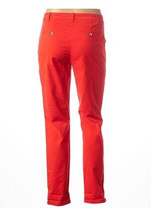 Pantalon droit orange MAISON 123 femme