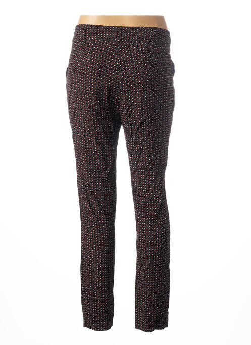 Pantalon droit tissage crêpe taille basse marron MAISON 123 femme