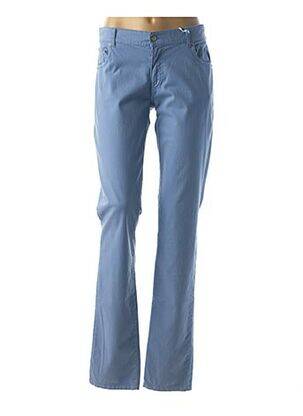 Pantalon slim bleu BISCOTE pour femme
