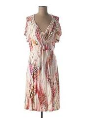 Robe mi-longue beige LEBEK pour femme seconde vue