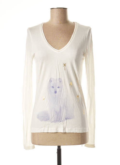 T-shirt blanc LE BOUDOIR D'EDOUARD pour femme