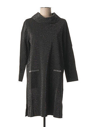 Robe courte manches longues manches longues noir LE BOUDOIR D'EDOUARD femme