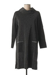 Robe courte manches longues manches longues noir LE BOUDOIR D'EDOUARD femme