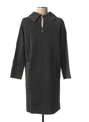 Robe courte manches longues manches longues noir LE BOUDOIR D'EDOUARD femme