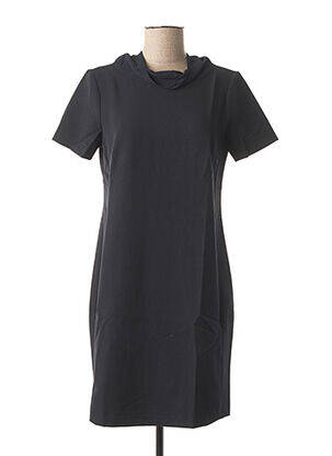 Robe courte fermeture zippée au dos manches courtes bleu LE BOUDOIR D'EDOUARD femme