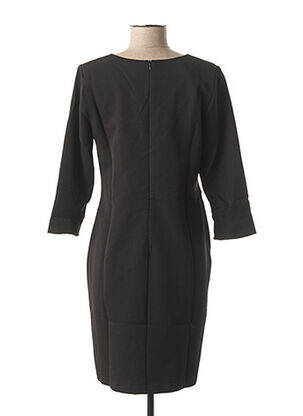 Robe mi-longue manches 3/4 manches 3/4 noir LE BOUDOIR D'EDOUARD femme