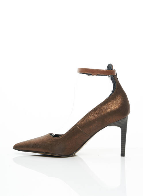 Escarpins marron ELIZABETH STUART pour femme