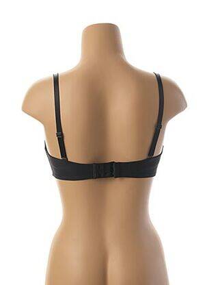 Soutien-gorge tissage dentelle haut soutien-gorge moulé noir DARJEELING femme