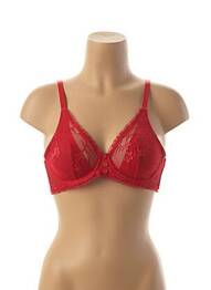 Soutien-gorge broderie rouge MOD BY PARFAIT femme
