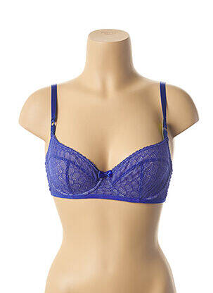 Soutien-gorge légère et transparente bleu DARJEELING femme