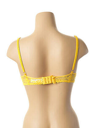 Soutien-gorge haut soutien-gorge push-up haut soutien-gorge push-up jaune DARJEELING femme