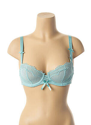 Soutien-gorge légère et transparente bleu DARJEELING femme