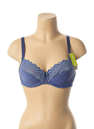 Soutien-gorge broderie bleu DARJEELING femme