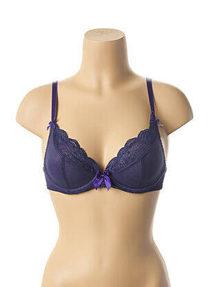 Soutien-gorge broderie violet DARJEELING femme