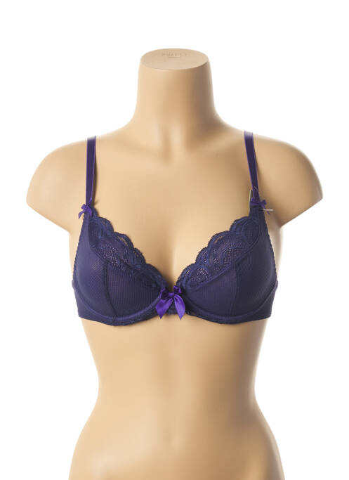 Soutien-gorge broderie violet DARJEELING femme