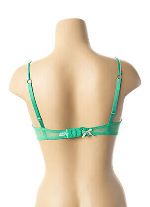 Soutien-gorge bretelles élastiquées ajustables haut soutien-gorge avec mousse de rembourrage amovible vert DARJEELING femme