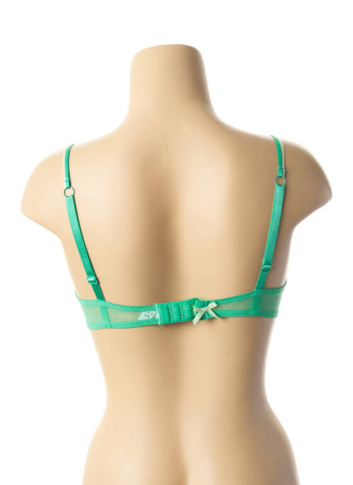 Soutien-gorge bretelles élastiquées ajustables haut soutien-gorge avec mousse de rembourrage amovible vert DARJEELING femme