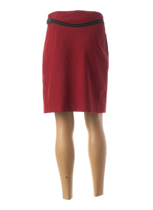 Jupe courte rouge LO! LES FILLES pour femme