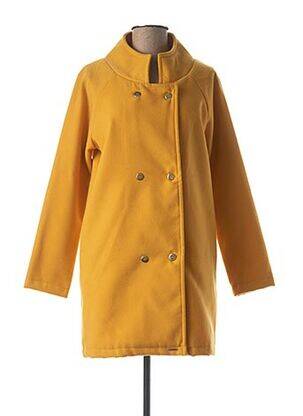 Manteau long jaune COQUELICOT pour femme