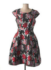 Robe mi-longue noir YUMI pour femme seconde vue