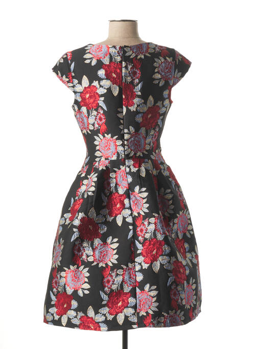 Robe mi-longue noir YUMI pour femme