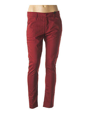 Pantalon slim taille basse taille basse rouge MOS MOSH femme