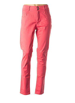 Pantalon slim stretch taille normale rose LOLA ESPELETA femme