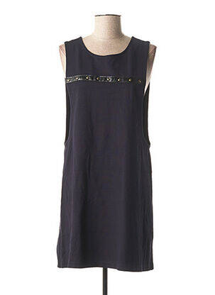 Robe courte bleu DOUBLE JEU pour femme