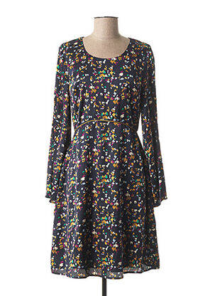 Robe mi-longue bleu YUMI pour femme