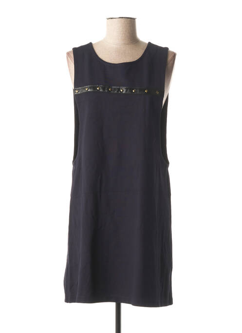 Robe courte bleu DOUBLE JEU pour femme