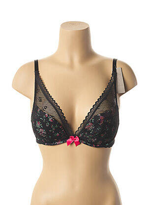 Soutien-gorge haut soutien-gorge push-up haut soutien-gorge push-up noir DARJEELING femme