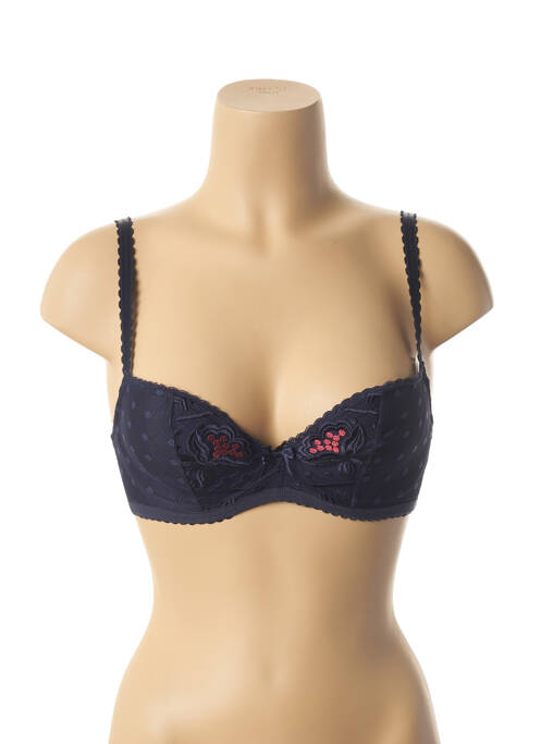 Soutien-gorge légère et transparente haut soutien-gorge moulé bleu DARJEELING femme