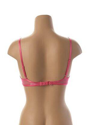 Soutien-gorge effet matière satinée haut soutien-gorge balconnet rose DARJEELING femme
