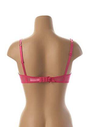Soutien-gorge effet matière satinée haut soutien-gorge balconnet rose DARJEELING femme