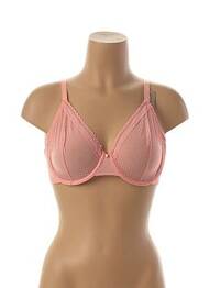 Soutien-gorge légère et transparente rose DARJEELING femme