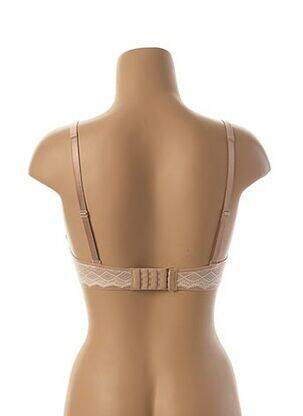 Soutien-gorge effet matière satinée haut soutien-gorge moulé beige DARJEELING femme