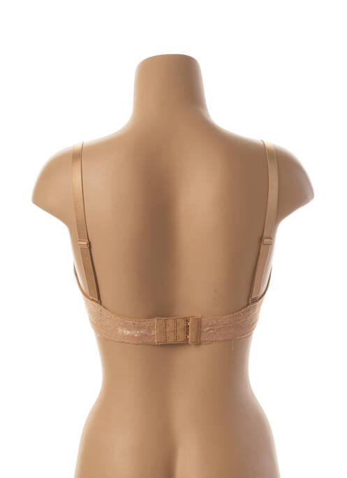 Soutien-gorge légère et transparente haut bandeau beige DARJEELING femme