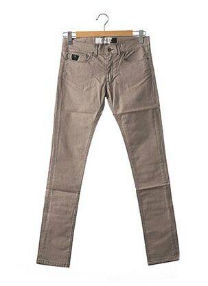 Pantalon droit stretch taille normale gris APRIL 77 femme