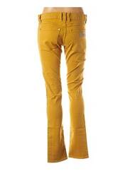 Jeans coupe slim jaune APRIL 77 pour femme seconde vue