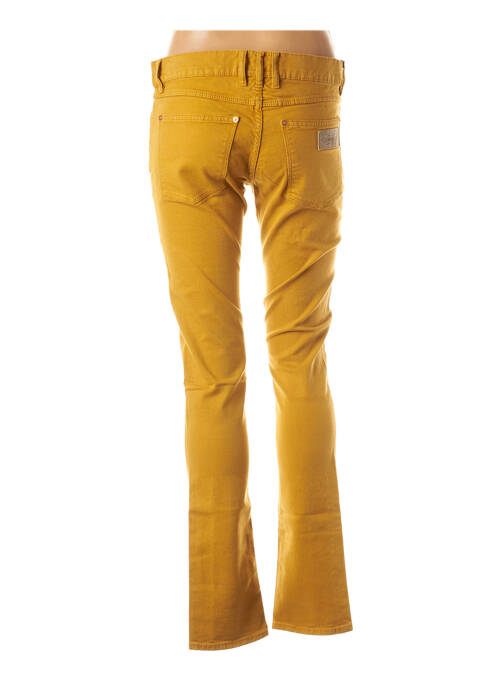 Jeans coupe slim jaune APRIL 77 pour femme